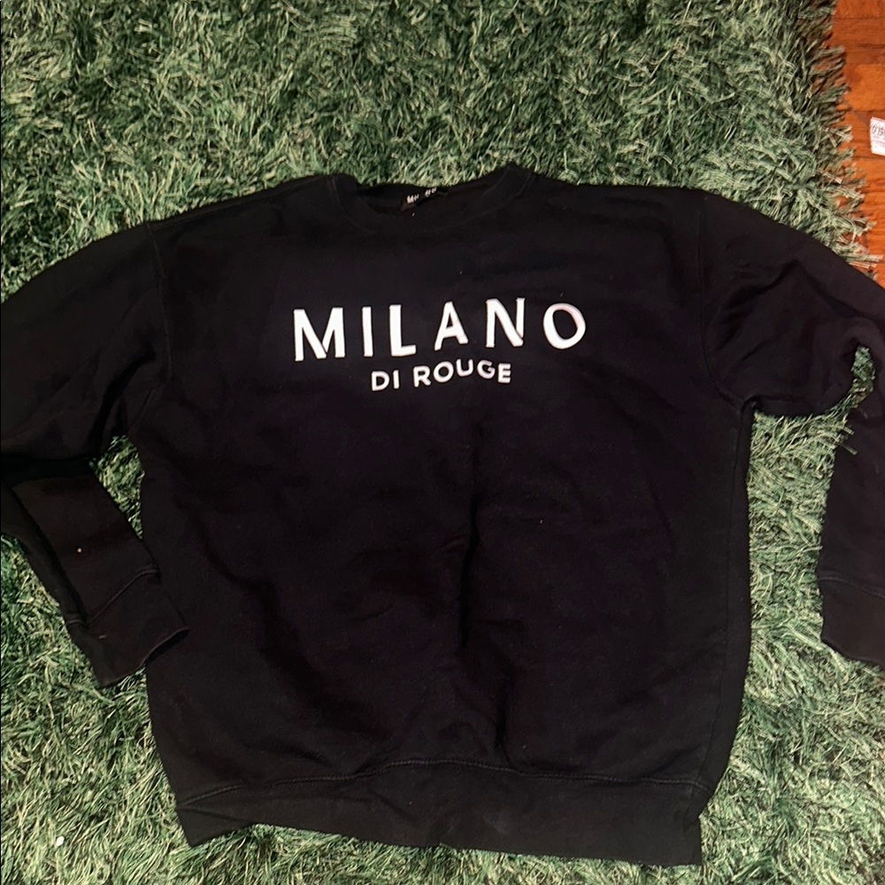 Milano Di Rouge Black Men's Sweater
